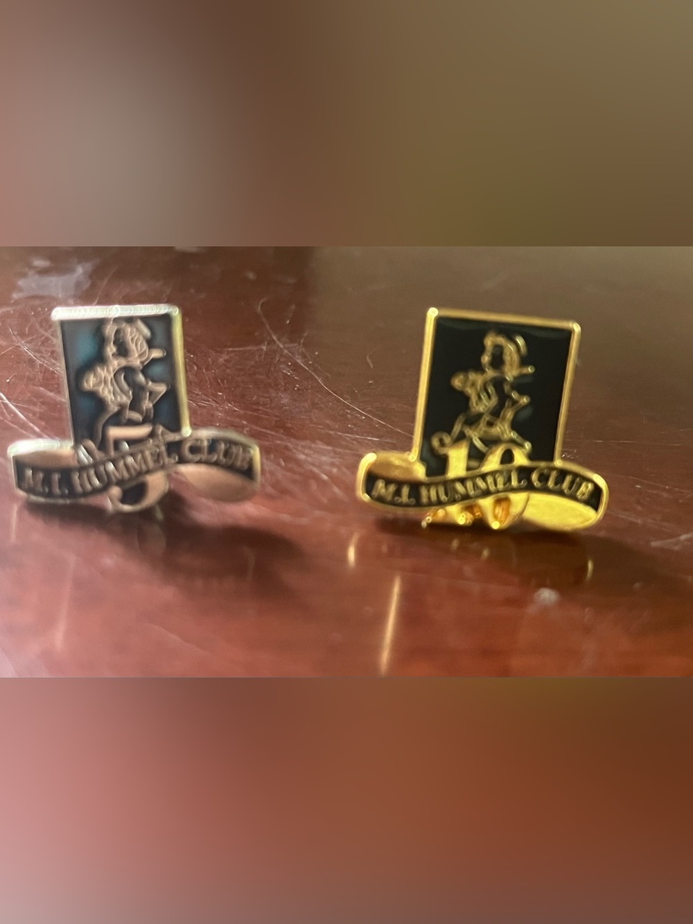 Hummel Club Anniversary pins